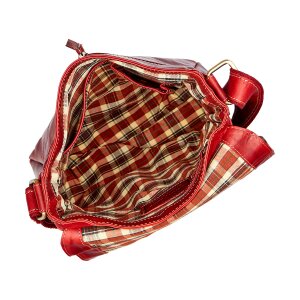 Leather Bag,shoulter bag,unisex red