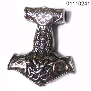 Thors hammer pendant made of stainless steel
