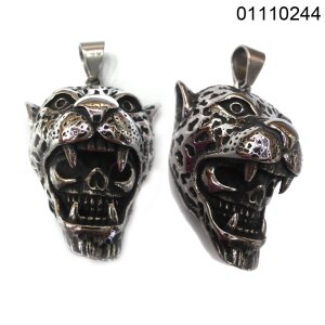 Tiger head pendant made of stainless steel