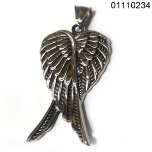 Wing pendant made of stainless steel