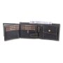 Tillberg wallet made from real leather with horse head motif navy blue