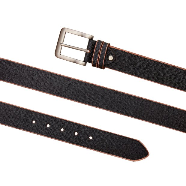 Belt made of real leather 4cm wide length 100, 110, 110, 120 cm 6 pieces