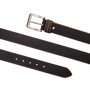Belt made of real leather 4 cm wide length 100, 110, 110, 120 cm 6 pieces black