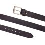 Belt made of real leather 4 cm wide length 100, 110, 110, 120 cm 12 pieces black