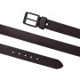 Belt made of real leather 4 cm wide length 100, 110, 110, 120 cm 6 pieces black