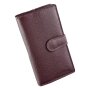 Ladies wallet made of real nappa leather bordeaux