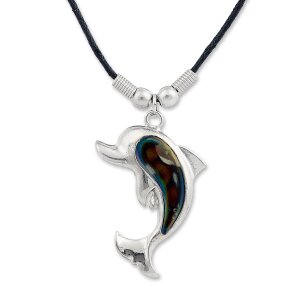 Mood necklace with an dolphin SR-12754 Length 45cm,...