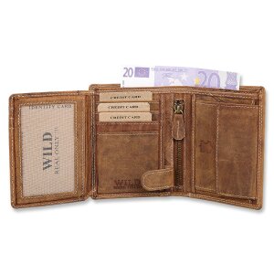 Wild Real Only!!! wallet made from real leather unisex
