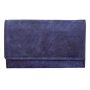 Wild Real only ladies wallet wallet 100% water buffalo leather 19x12x4cm #5928 Navy Blue