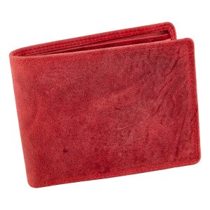 Wild Real Only!!! mens wallet made from real leather Red