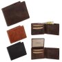 Wild Real Only!!! mens wallet made from real leather Navy Blue