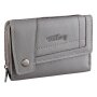 Wallet made from real leather Cool Grey