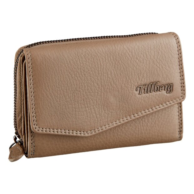 Tillberg wallet made from real leather with motif Light mushroom