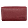 Ladies wallet made of real nappa leather Bordeaux