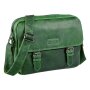 Real leather sholder bag, hand bag Green