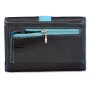 Tillberg ladies wallet made from real nappa leather Black+Mango