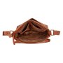 Tillberg shoulder bag made of real leather reddish brown