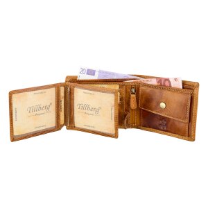 Leather Wallet  brown Tan