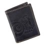 real Leather wallet  Navy Blue