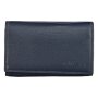 Wallet made from real leather for women and men, Tillberg Navy Blue