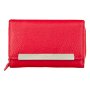 Ladies wallet made from real leather Red