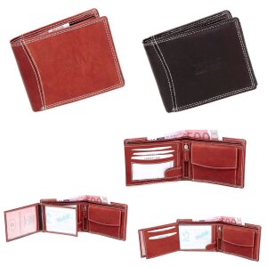 Wild Real Only!!! wallet made from real leather 9,5 cm x 12 cm x 3 cm
