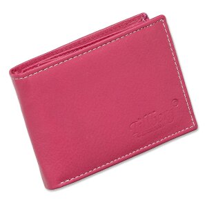 Real leather wallet 9 cm x 12 cm x 2 cm