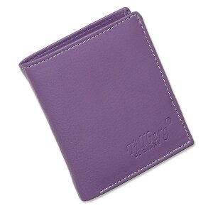 Wallet made from real leather 10 cm x 8,5 cm x 2 cm