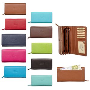 Tillberg ladies wallet made of real nappa leather 10x19x3 cm