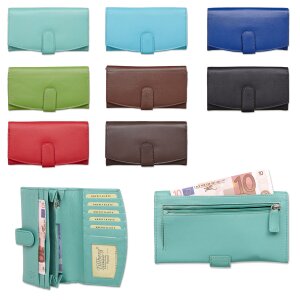 Tillberg ladies wallet made from real nappa leather 9x17x2 cm