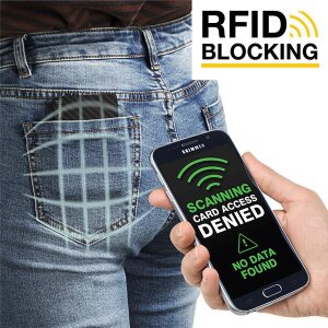 Geldb&ouml;rse aus echtem Leder, RFID blocking 531374