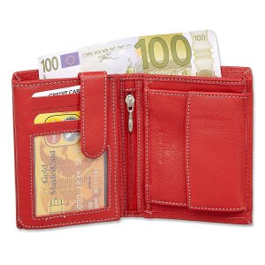 High-quality wallet made of real leather in portrait format from the brand Tillberg SR / 023 Full Leather