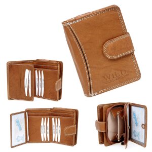 Wild Real Only !!! wallet made from real leather 12 cm x 9 cm x 3 cm
