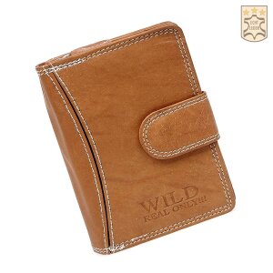 Wild Real Only !!! wallet made from real leather 12 cm x 9 cm x 3 cm