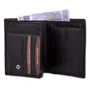 Real leather wallet, high quality, robust