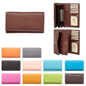 Tillberg ladies wallet made from real leather 9,5x16,5x3cm