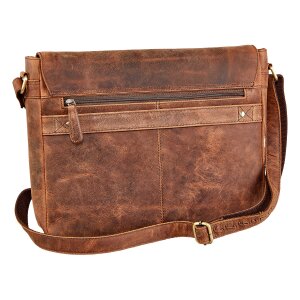 Tillberg Vintage leather shoulder bag, medium, for men...