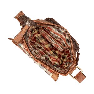 Tillberg small vintage shoulder bag for women and men with many pockets