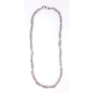 Stainless steel necklace 55 cm long 0,8 cm wide