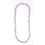 Stainless steel necklace 55 cm long 0,8 cm wide