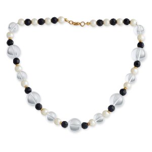 Glass bead chain for ladies by Venture, various bead...
