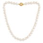 Tillberg Design Damen Perlenkette Perlenschmuck goldfarbenes Messing Perlen 45 cm SR-15547 052-09-06