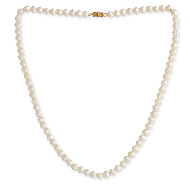 Venture women bead necklace pearls jewelry brass beads 48 cm SR-15531