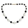 Venture women beads necklace pearl jewelry brass beads 43 cm SR-10653