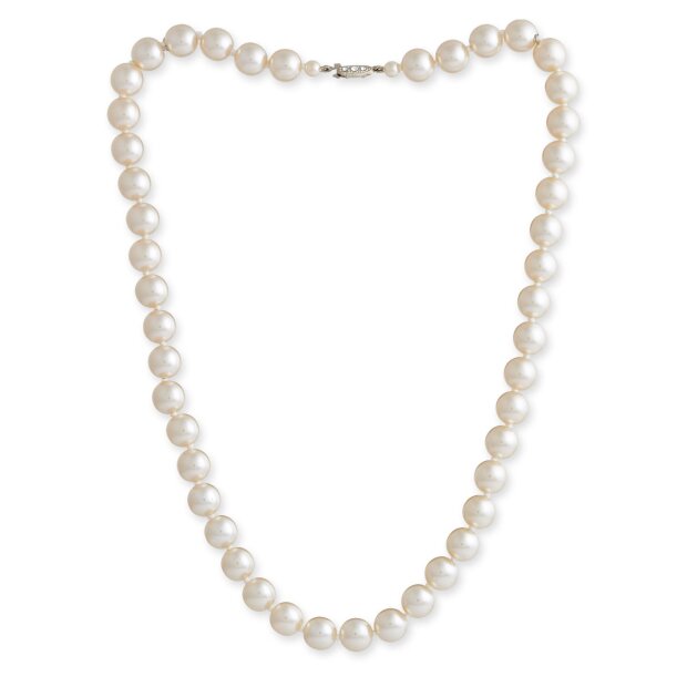 Venuture Woman Glass bead chain beads jewelry brass beads 60 cm SR-15586