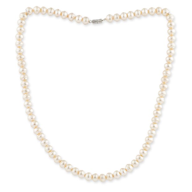 52 cm&lt;BR&gt;- mit Schraubverschluss&lt;BR&gt;- Perlen haben eine ungleichm&auml;&szlig;ige Form, 0,7 X 0,8 cm&lt;BR&gt;- modische und sehr elegante Kette f&uuml;r jede Frau&lt;/FONT&gt;&quot;