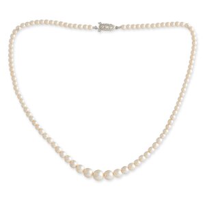 Glass bead chain for ladies by Venture, total length...