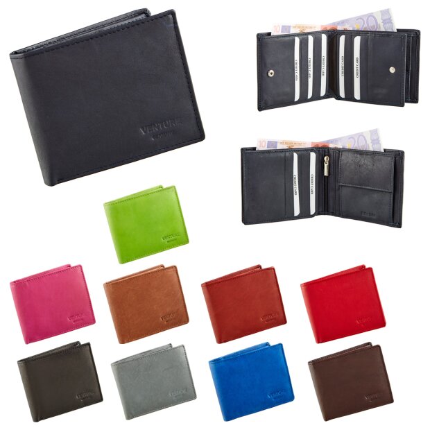 Leather wallet 12LX9,5HX2W MK002 / pink