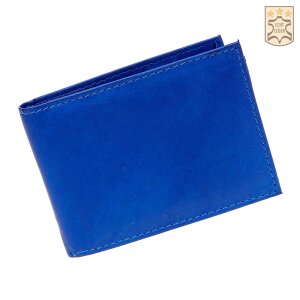 Wallet made from real leather 7,5 cm x 10 cm x 1 cm
