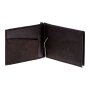 Real leather wallet with dollar clip